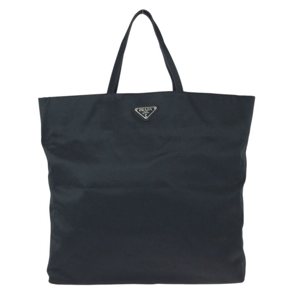 Prada Triangle Logo Tote